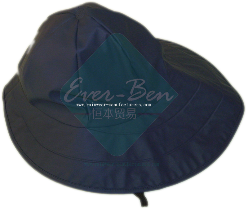 China blue PU rainhat